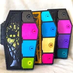 Monster High Skulltimate Coffin Locker (set of 3) Horror Goth Scary Cute